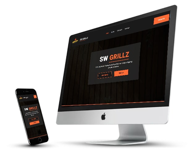 SW Grillz Website Mockup